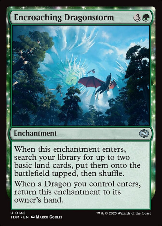 Encroaching Dragonstorm - Tarkir: Dragonstorm 142 (Foil)
