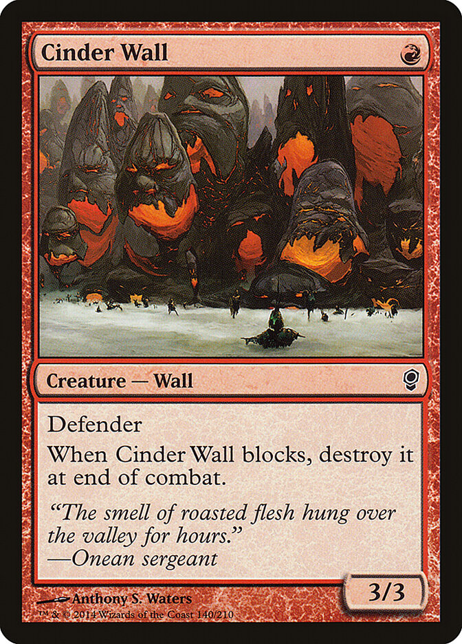 Cinder Wall - Conspiracy 140