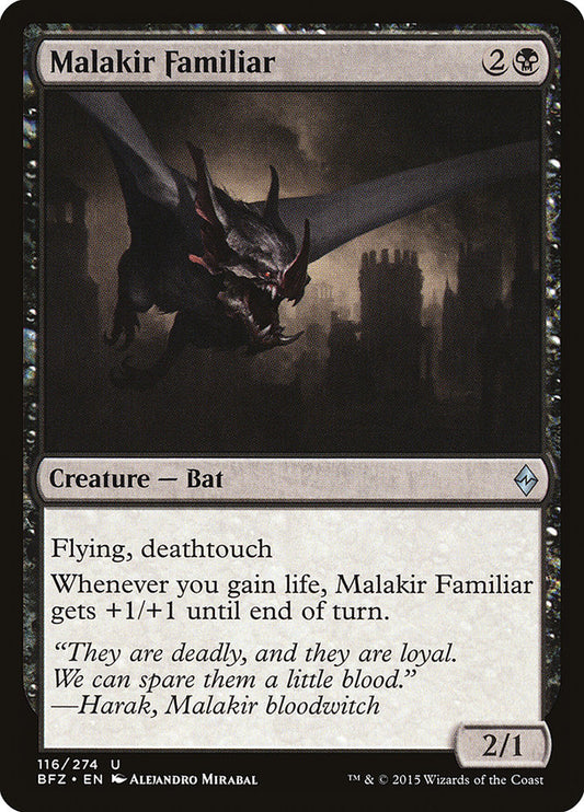 Malakir Familiar - BFZ 116  (Foil)