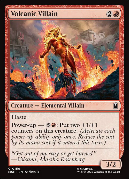 Volcanic Villain - Marvel Super Heroes 159 (Foil)