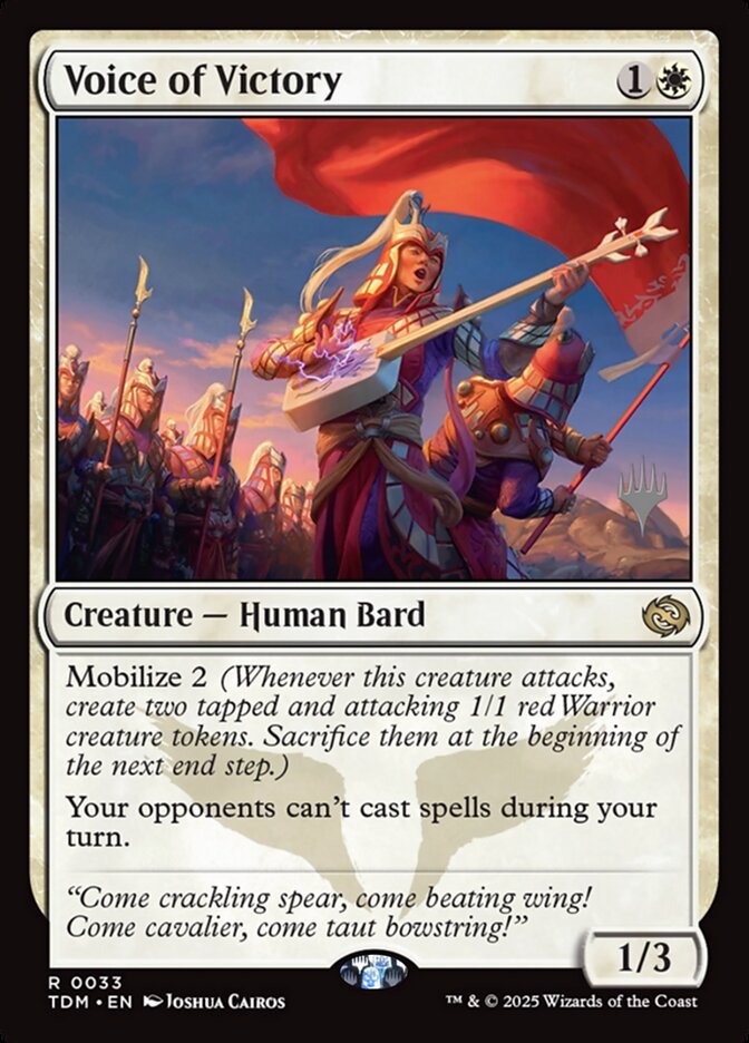Voice of Victory - Tarkir: Dragonstorm Promos 33p