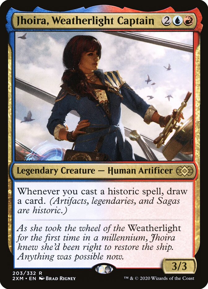 Jhoira, Weatherlight Captain - Double Masters 203