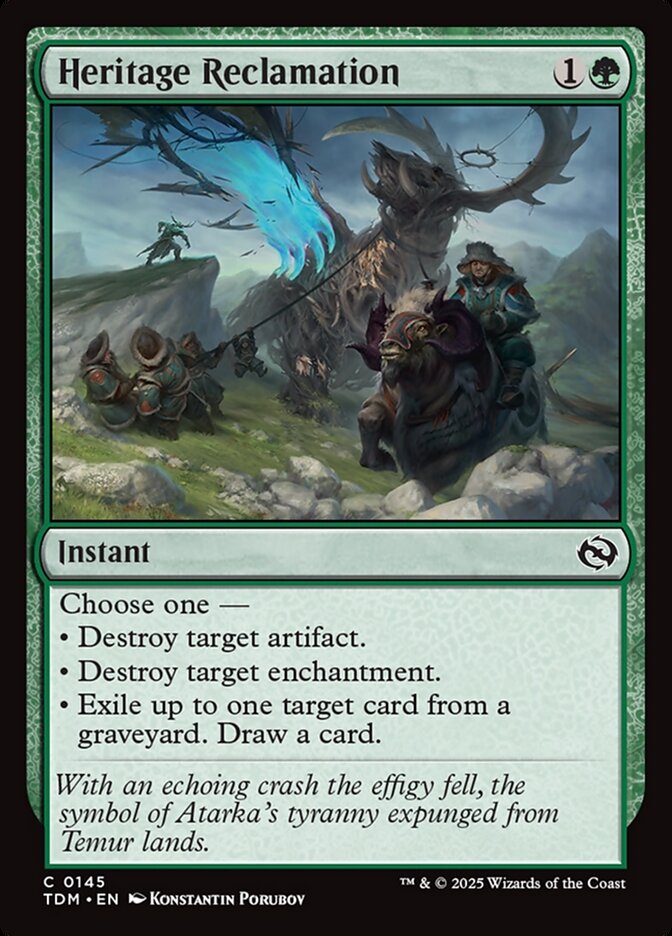Heritage Reclamation - Tarkir: Dragonstorm 145