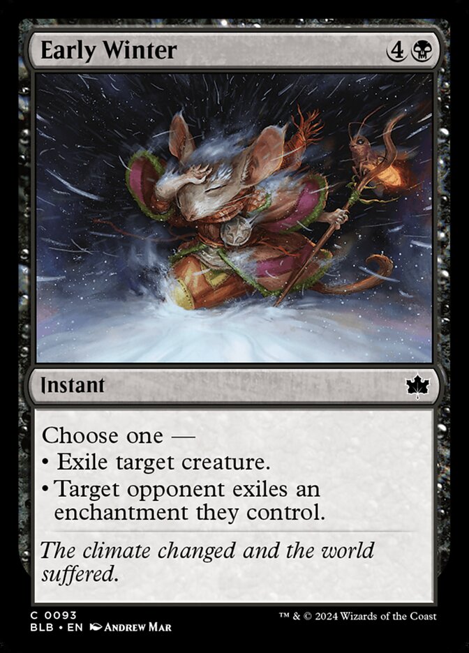 Early Winter - Bloomburrow 93 (Foil)