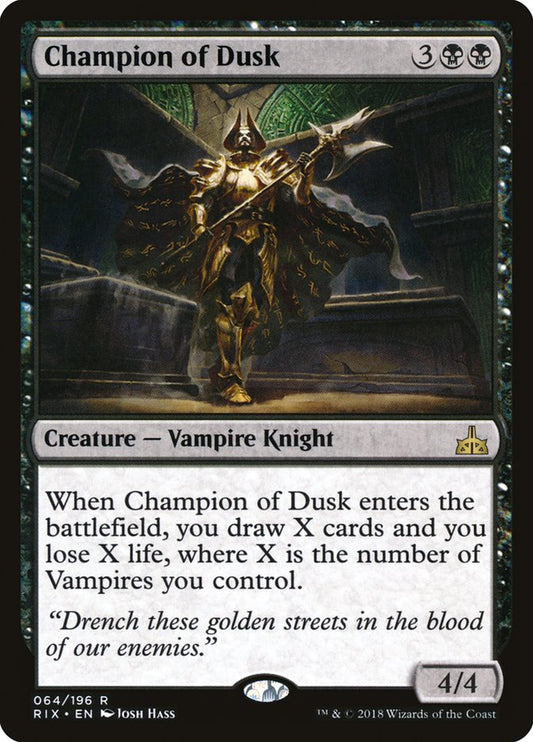 Champion of Dusk - RIX 64