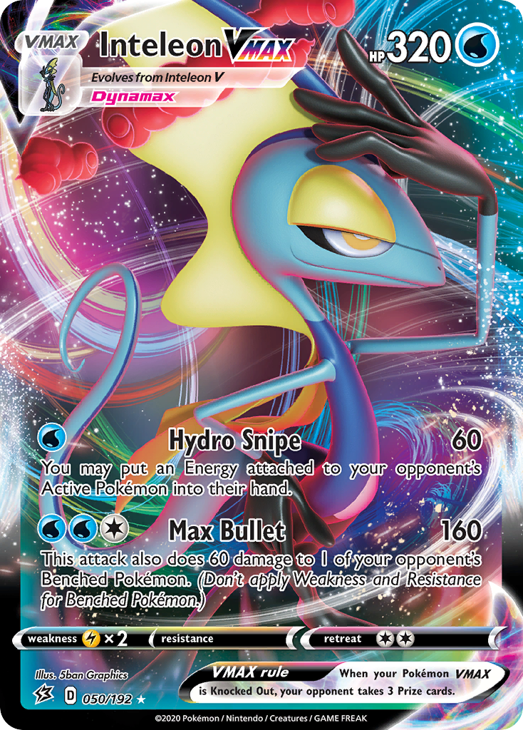 Inteleon VMAX - Rebel Clash 050/192 (Foil) - Near Mint