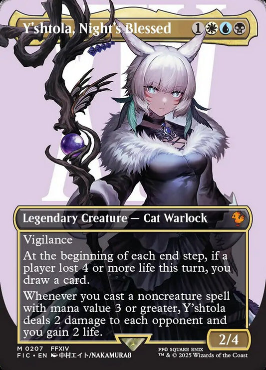 Y'shtola, Night's Blessed - FIC 207  (Foil) (Japanese)
