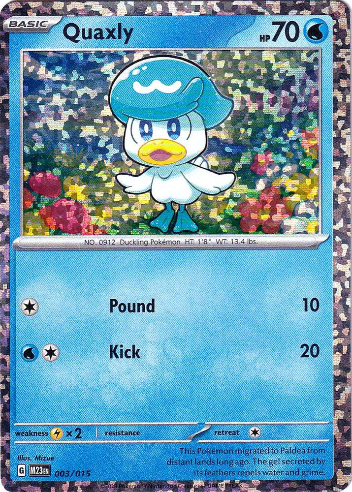 Quaxly - McDonald's Promos 2023 003/015 (Foil) - Near Mint