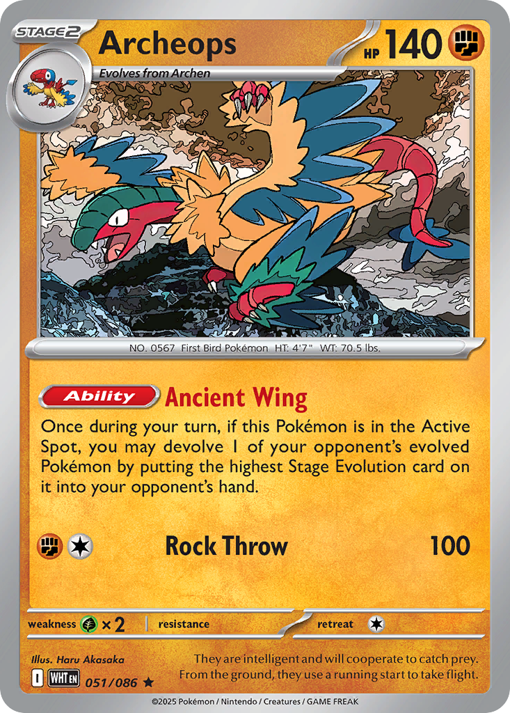 Archeops - White Flare 051/086 (Foil) - Near Mint