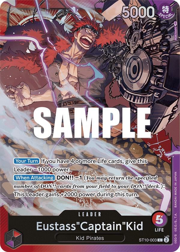 Eustass"Captain"Kid (003)  - Starter Deck 10: Ultimate Deck: The Three Captains ST10-003  (Foil)