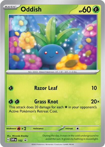 Oddish - Scarlet & Violet Promo 102  - Near Mint