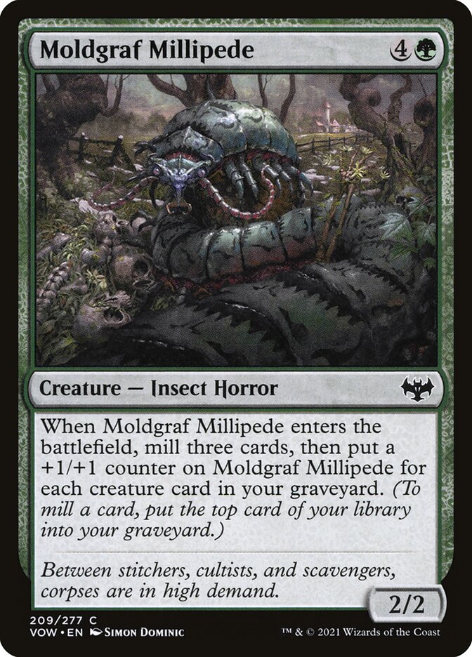 Moldgraf Millipede - Innistrad: Crimson Vow 209