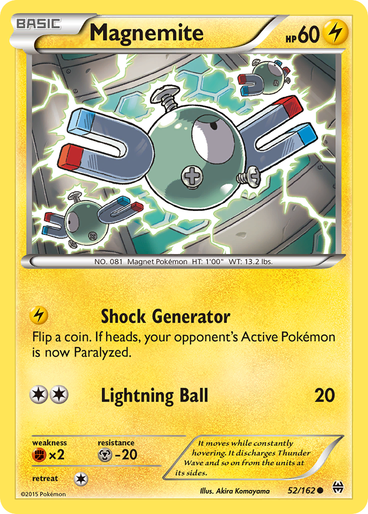Magnemite (52) - BREAKthrough 52  - Near Mint