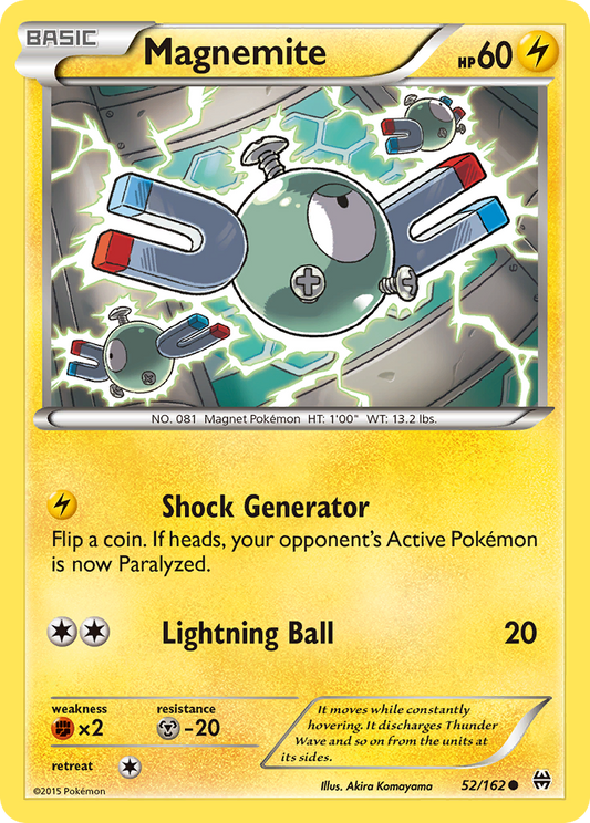Magnemite (52) - BREAKthrough 52  - Near Mint