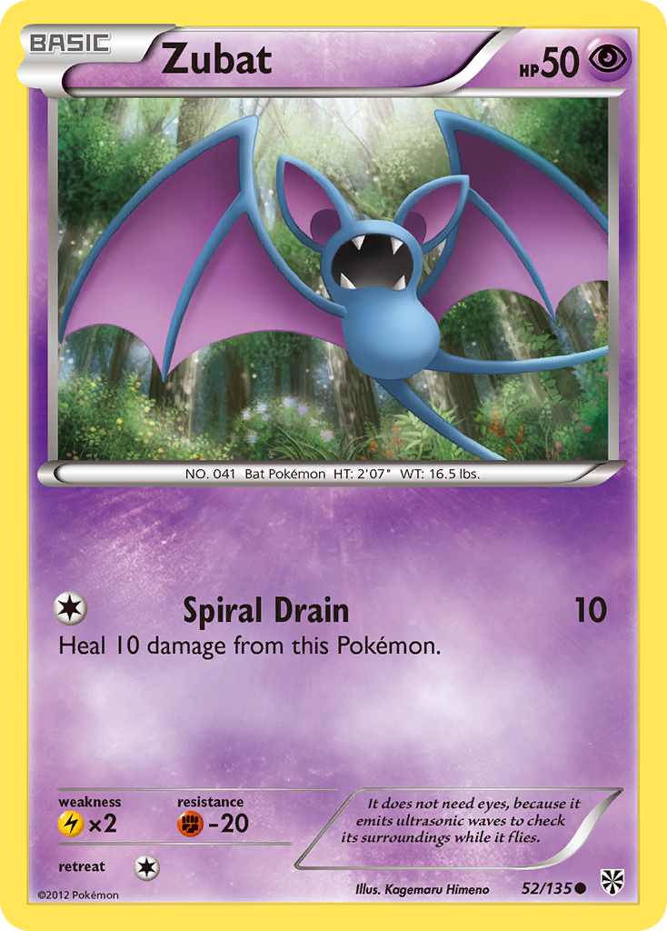 Zubat (52) - Plasma Storm 52 - Near Mint