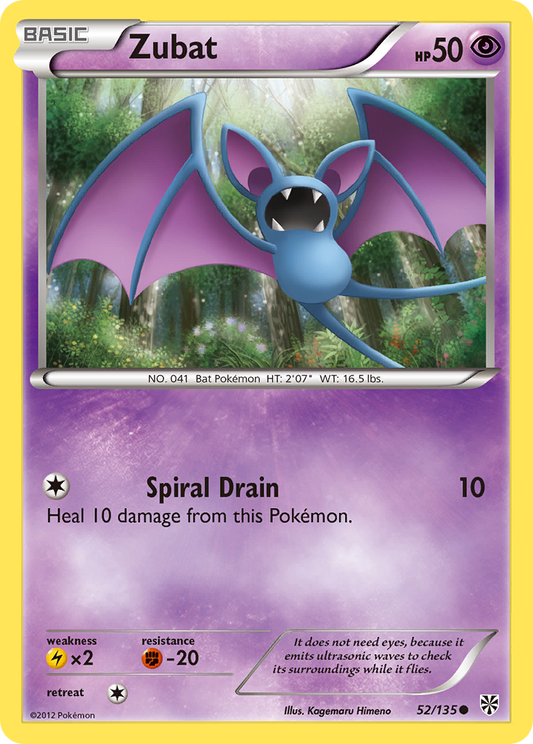 Zubat (52) - Plasma Storm 52 - Near Mint