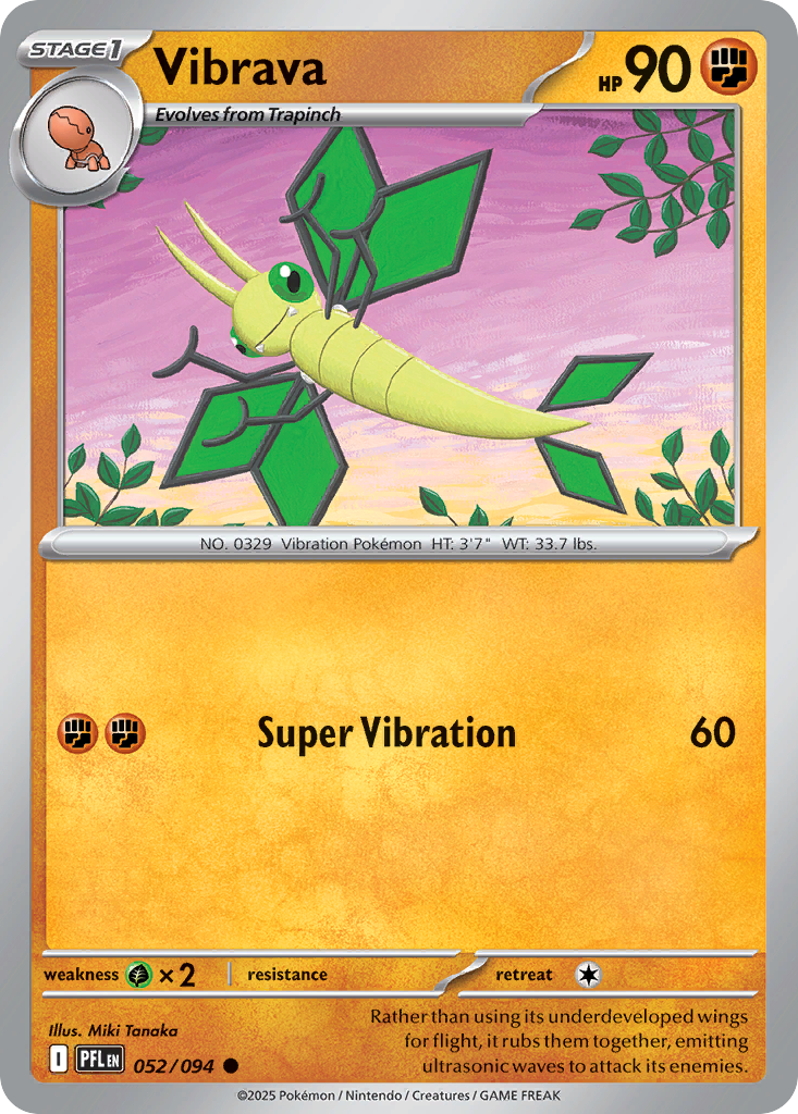 Vibrava - Phantasmal Flames 052/094 (Foil) - Near Mint