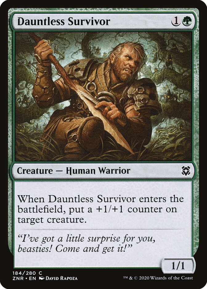 Dauntless Survivor - Zendikar Rising 184