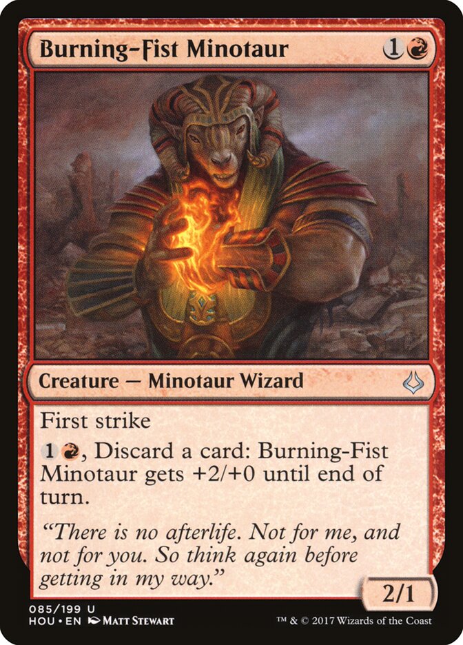 Burning-Fist Minotaur - Hour of Devastation 85