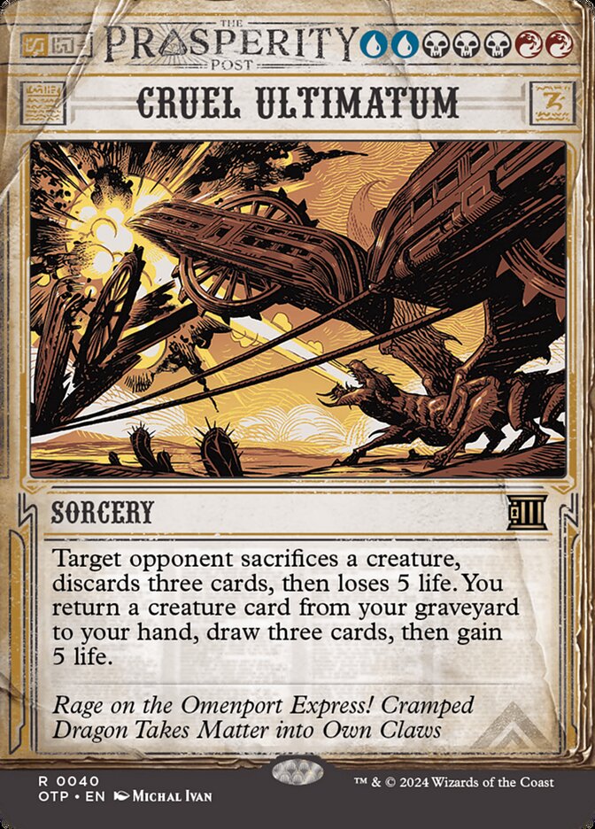 Cruel Ultimatum - OTP 40