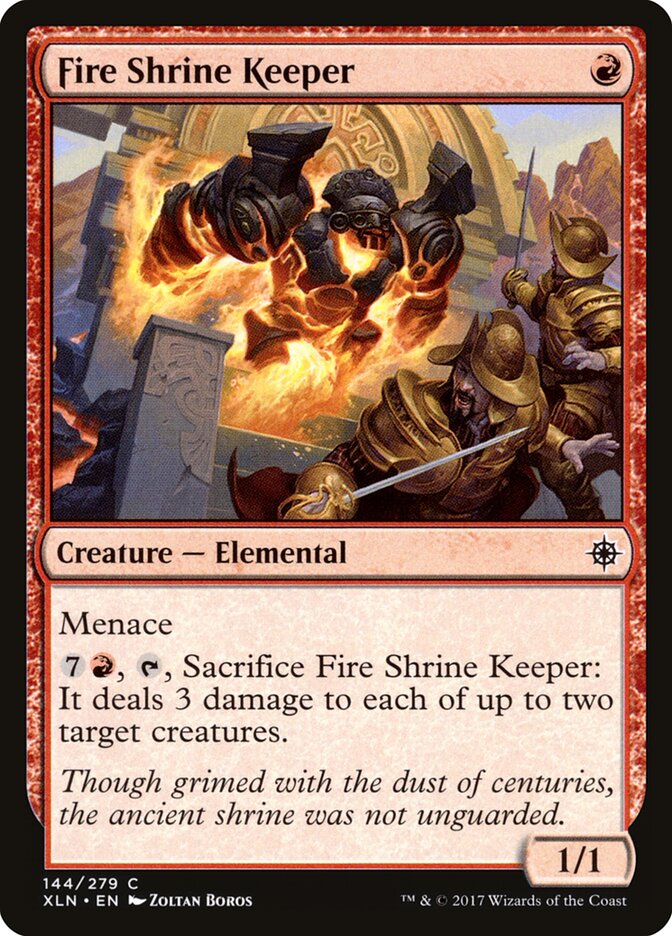 Fire Shrine Keeper - Ixalan 144