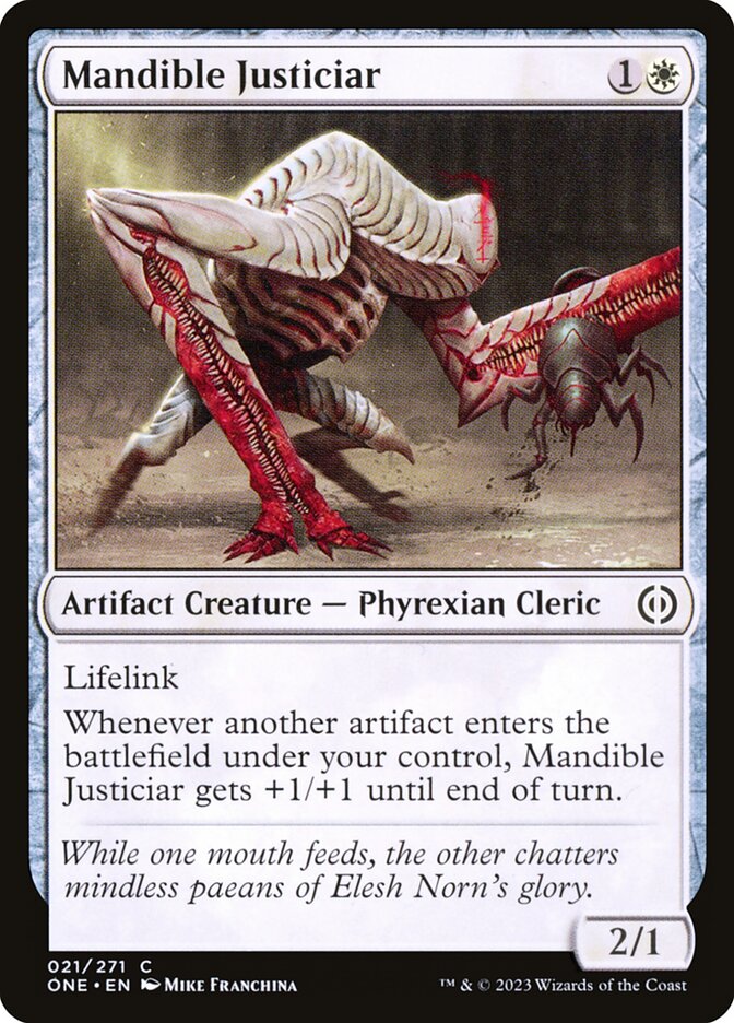 Mandible Justiciar - Phyrexia: All Will Be One 21 (Foil)