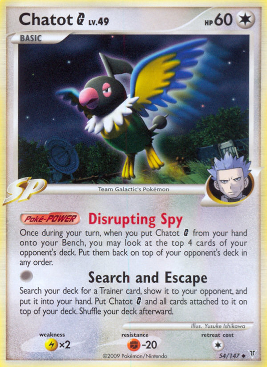 Chatot G - Supreme Victors 54 - Near Mint