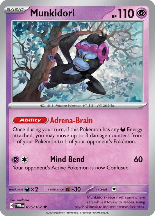 Munkidori - Twilight Masquerade 095/167  (Foil) - Near Mint