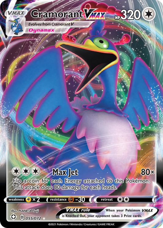 Cramorant VMAX - Shining Fates 055/072 (Foil) - Near Mint
