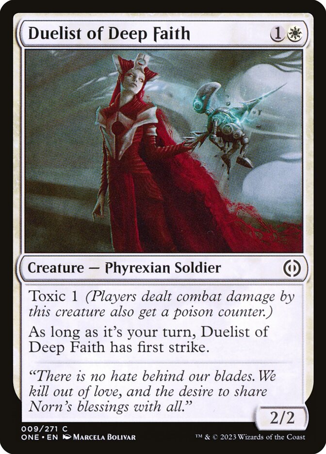 Duelist of Deep Faith - Phyrexia: All Will Be One 9
