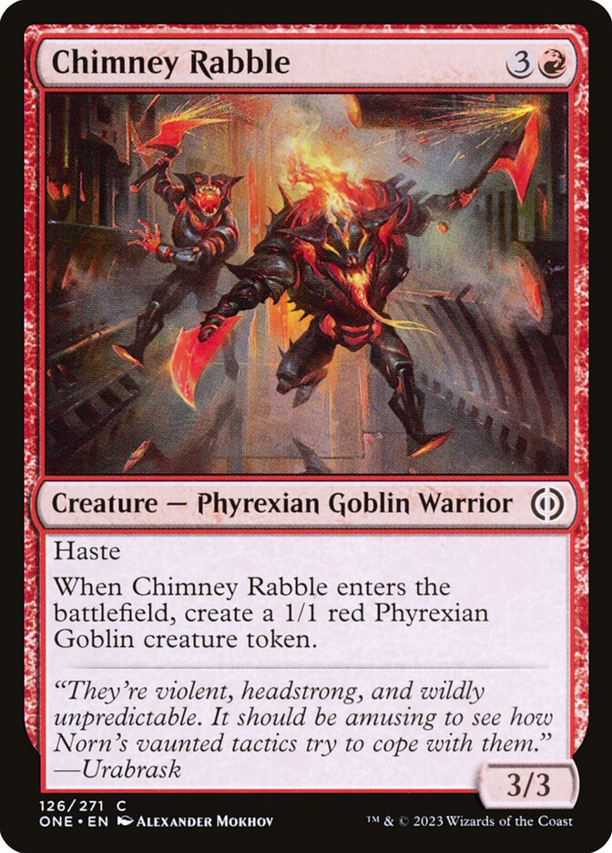 Chimney Rabble - Phyrexia: All Will Be One 126 (Foil)