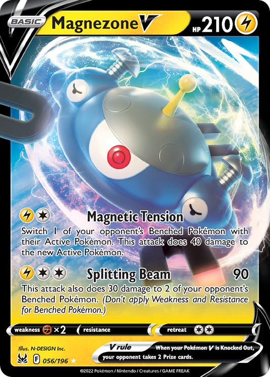 Magnezone V - Lost Origin 056/196  (Foil) - Near Mint - Ungraded