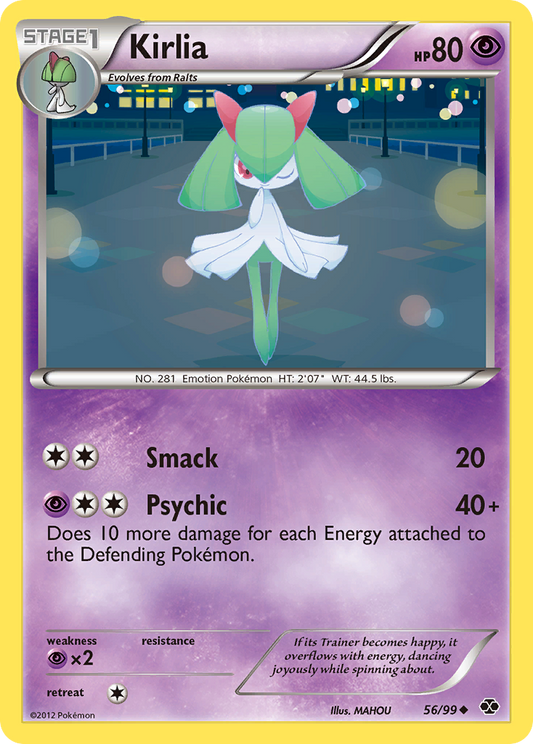 Kirlia - Next Destinies 56  - Near Mint