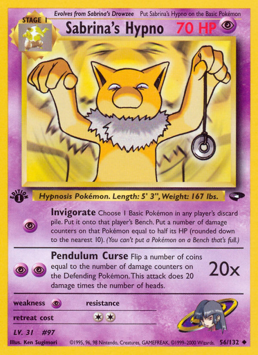 Sabrina's Hypno - Gym Challenge 56 - Damaged