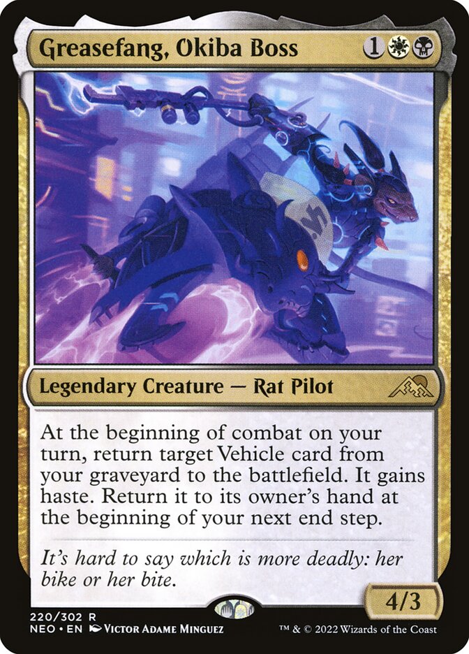 Greasefang, Okiba Boss - NEO 220
