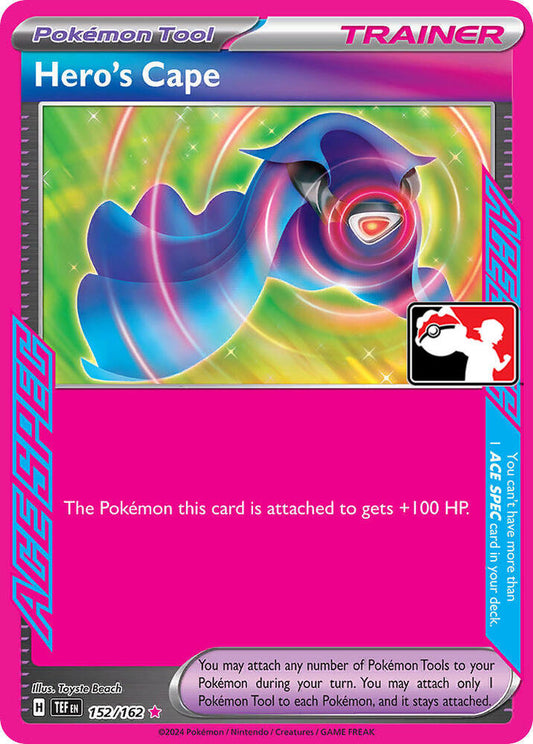 Hero's Cape - Prize Pack Series One 152/162  (Foil) - Near Mint - Ungraded