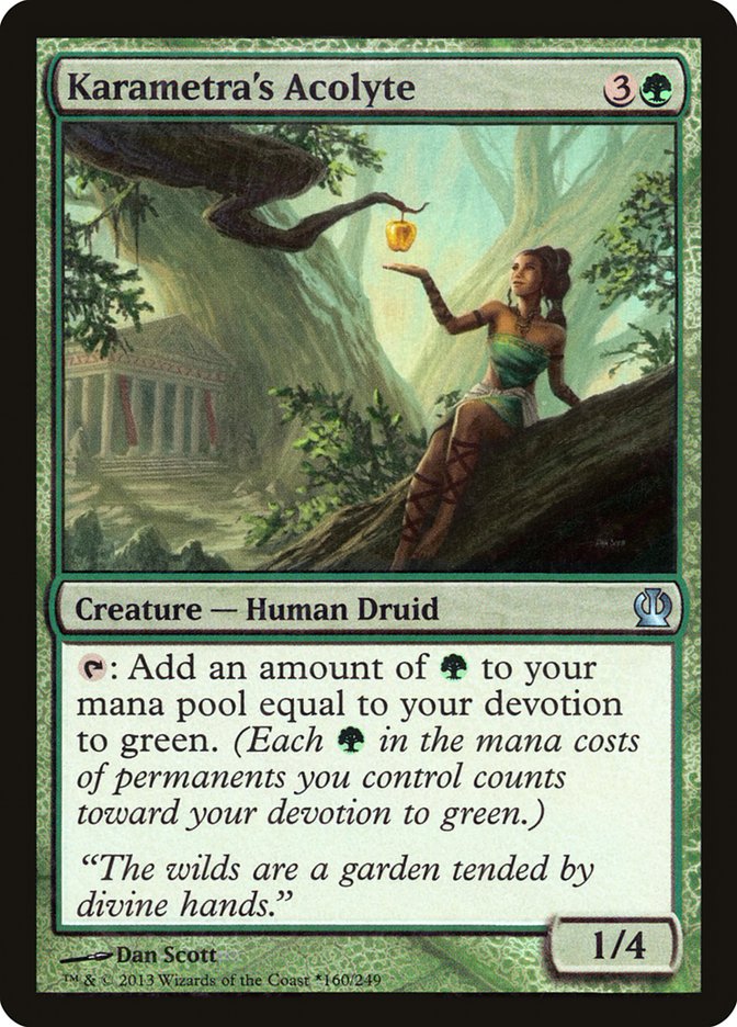 Karametra's Acolyte - PTHS 160  (Foil)