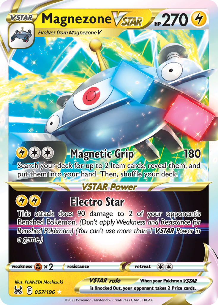 Magnezone VSTAR - Lost Origin 057/196  (Foil) - Near Mint - Ungraded