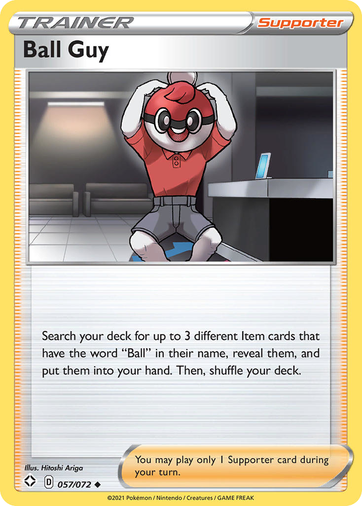 Ball Guy - Shining Fates 057/072 (Foil) - Near Mint