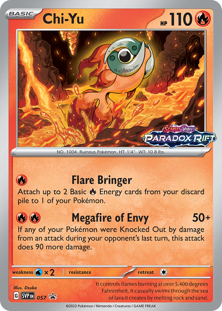 Chi-Yu  (Prerelease) - Scarlet & Violet Promo 57  (Foil) - Near Mint - Ungraded