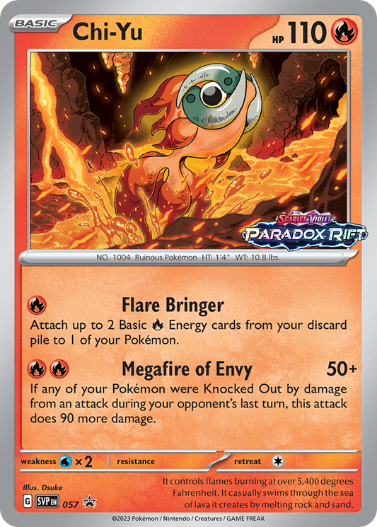 Chi-Yu  (Prerelease) - Scarlet & Violet Promo 57  (Foil) - Near Mint - Ungraded