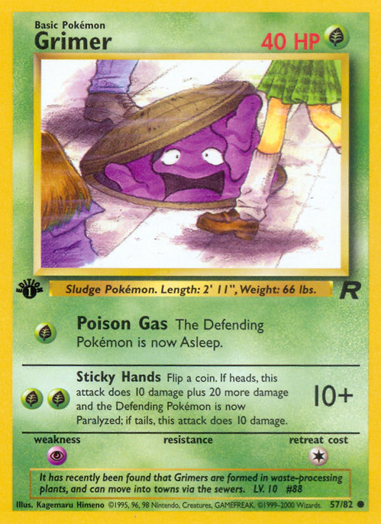 Grimer - Team Rocket 57 - Near Mint