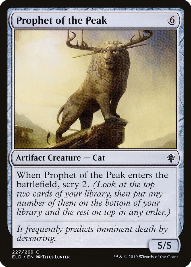 Prophet of the Peak - Throne of Eldraine 227 (Foil)