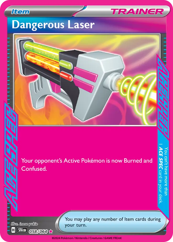 Dangerous Laser - Shrouded Fable 058/064 (Foil) - Near Mint