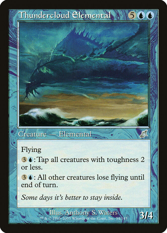 Thundercloud Elemental - Scourge 54