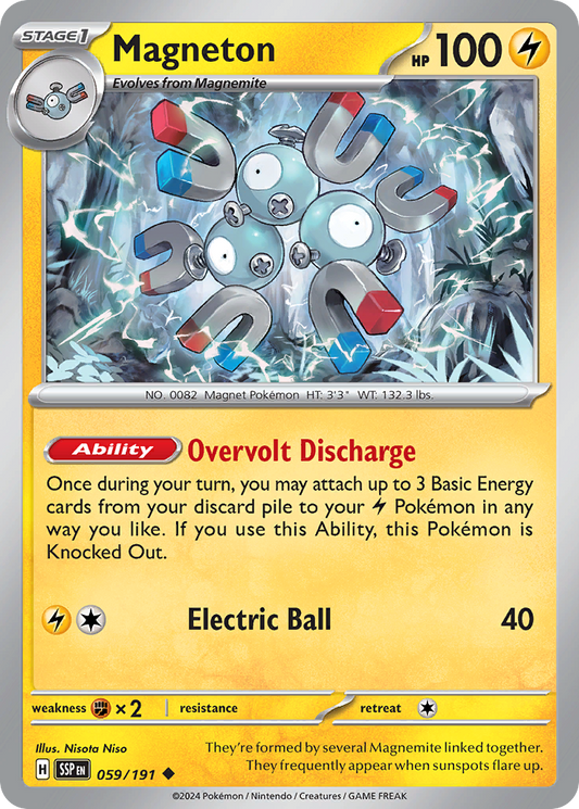 Magneton - Surging Sparks 059/191 - Near Mint