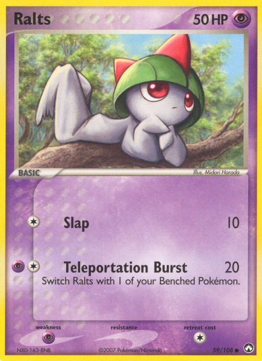 Ralts - EX Power Keepers 59 - Lightly Played