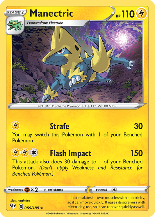 Manectric - Darkness Ablaze 059/189 - Near Mint