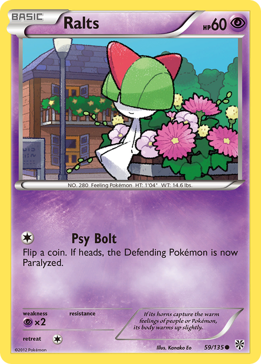 Ralts - Plasma Storm 59  - Near Mint