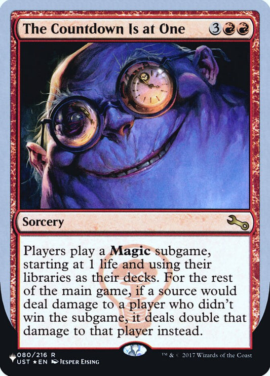 The Countdown Is at One - ULST 28  (Foil)